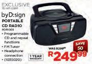 byD:sign Portable CD Radio (POR1003)