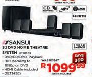 Sansui 5.1 DVD Home Theatre System (HTB1003)
