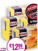 Moirs Jelly Assorted-4X80g