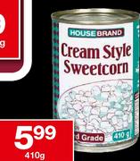 House Brand Cream Style Sweet Corn-410g