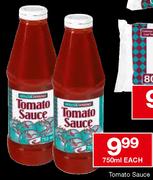 House Brand Tomato Sauce-750ml Each