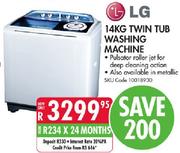 LG 14Kg Twin Tub Washing Machine-Each 