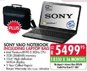 Sony Vaio Notebook-Each 