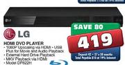 LG HDMI DVD Player(DP822H)