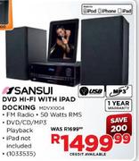 Sansui DVD Hi-Fi With iPad Docking(MDVX1004)