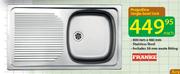 Franke Projectline Single Bowl Sink-Each