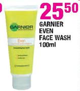 Garnier Even Face Wash-100Ml