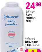Johnson's Baby Powder-400Gm