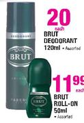 Brut Deodorant 120Ml-Each