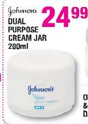 Johnson's Dual Purpose Cream Jar 200Ml