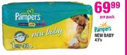 Pampers New Baby - 43's Per Pack
