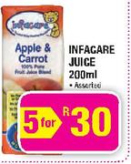 Infacare Juice-200ml Each