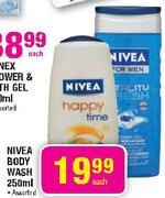 Nivea Body Wash - 250ml Each
