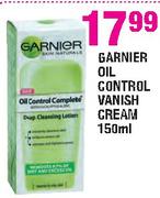 Garnier Oil Control Vanish Cream - 150ml Each