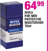 Nivea For Men Protective Moisturiser - 75ml Each