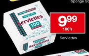 House Brand Serviettes-100's