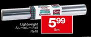 House Brand Leightweight Aluminium Foil Refill-5m