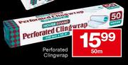 House Brand Perforated Clingwrap-50m