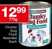 House Brand Chunky Dog Food Assorted-775g