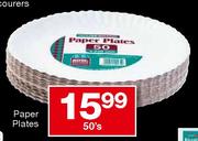 House Brand Paper Plates-50's