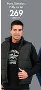 Legend Mens Sleeveless Puffy Jacket