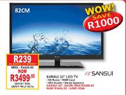 Sansui 32" LED TV-82cm