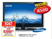 Samsung 32" HD LCD TV-82cm