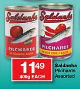 Saldanha Pilchards Assorted-400g Each