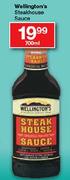 Wellington's Steakhouse Sauce-700ml