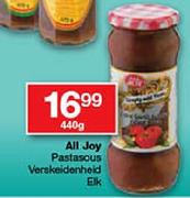 All Joy Pastasous Verskeidenheid-440g Elk
