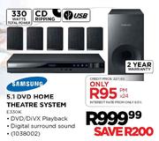 Samsung 5.1 DVD Home Theatre System (E330K)