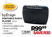ByD:sign Portable Radio Player (MP100)