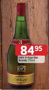 KWV 3-Year Old Brandy-750ml