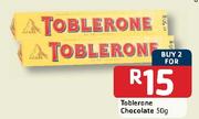 Toblerone Chocolate-2 x 50gm