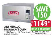 Defy 28ltr Metallic Microwave Oven