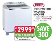 Defy 13kg Twin Tub Washing Machine