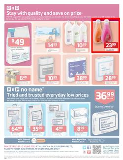Pick n Pay Western Cape : Switch to our brands & save (11 Jun - 23 Jun 2013), page 4