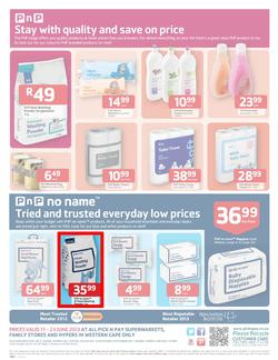 Pick n Pay Western Cape : Switch to our brands & save (11 Jun - 23 Jun 2013), page 4