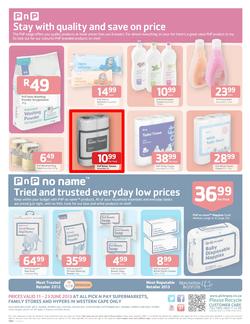 Pick n Pay Western Cape : Switch to our brands & save (11 Jun - 23 Jun 2013), page 4