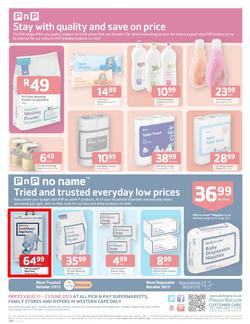 Pick n Pay Western Cape : Switch to our brands & save (11 Jun - 23 Jun 2013), page 4