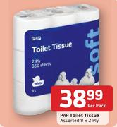 PnP Toilet Tissue Assorted 9 x 2 Ply Per Pack