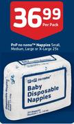 PnP No Name Nappies Small, Medium, Large Or X - Large-25's Per Pack