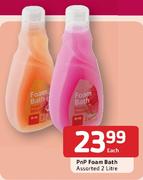 PnP Foam Bath Assorted - 2L Each