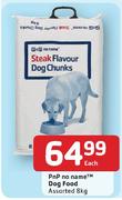 PnP No Name Dog Food Assorted - 8kg Each