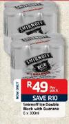 Smironoff Ice Double With Gurana-6x330ml Pack