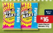 Simba Cheese Niknaks - 2 x 200gm