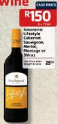 Simonsvlei Lifestyle Cabernet Sauvignon, Merlot, Pinotage or Shiraz - 750ml Each