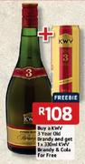 KWV 3 Year Old Brandy
