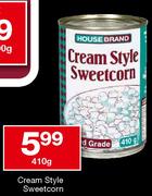 House Brand Cream Style Sweet Corn-410g