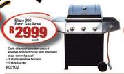 Blaze 300 Patio Gas Braai-Each